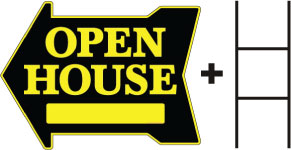 Open House Arrow with space