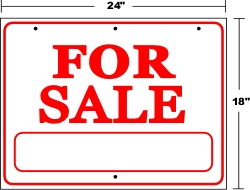 Real Estate Signs | For Sale Realtor Sign RED