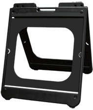 A Frames Simpo Square|Plastic A Frames Black