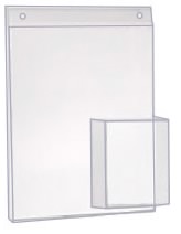 Wall Mount Plastic Verticle Ad Frame
